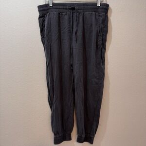 Cloth & Stone Women's  Gray Pull On Jogger Pants Elastic‎ Waist Size M Pockets